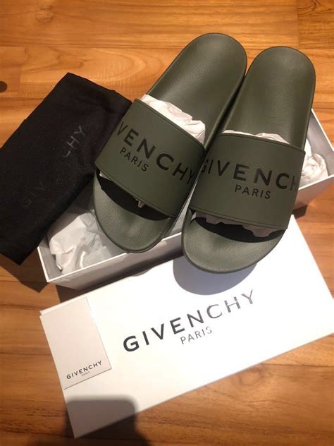 givenchy green slides